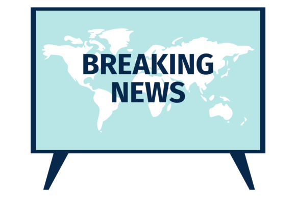 Download Breaking News on Tv Screen. Live Broadca - Road Collection