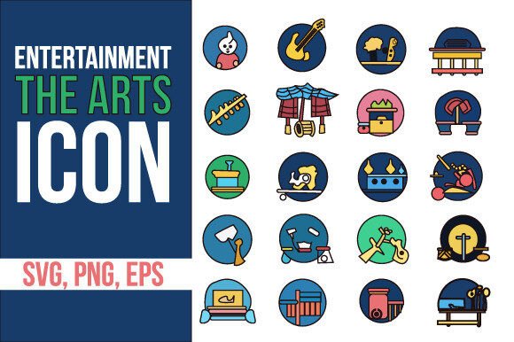 Download Entertainment the Arts Outline Icon - Art Collection