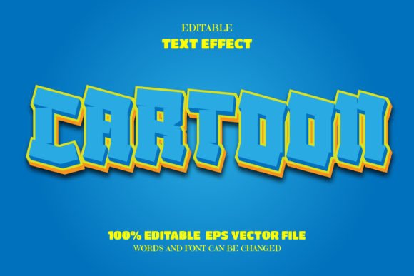 Download Cartoon Text, Editable Font Effect - Art Collection
