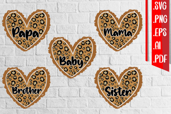 Download Love Family Leopard Bundle Svg Ai Png - Premium Resources