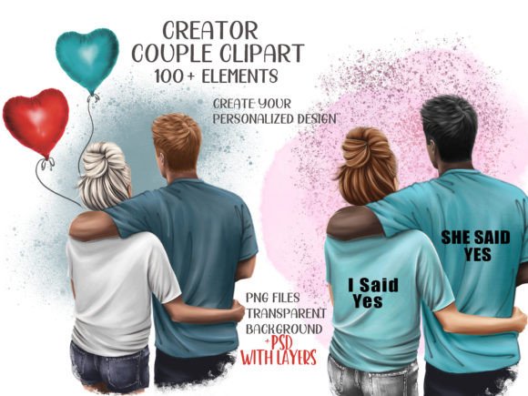 Download Couple Creator - Family Clipart- 100 Png - Art Collection