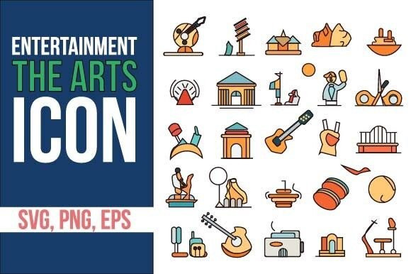 Download Entertainment the Arts Icon - Art Collection