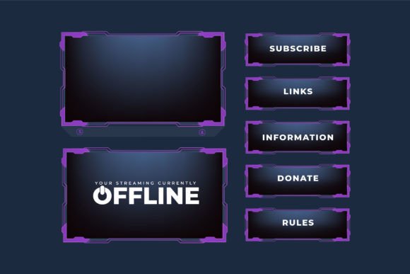 Download Modern Broadcast Overlay Border Design - Road Collection