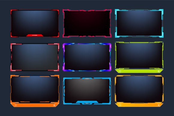 Download Broadcast Screen Interface Set Vector - Road Collection