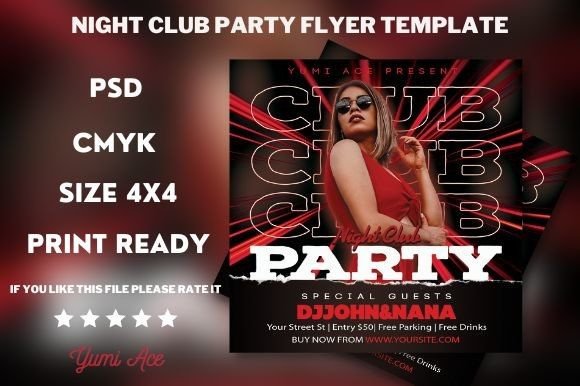 Download Night Club Party Flyer - Art Collection