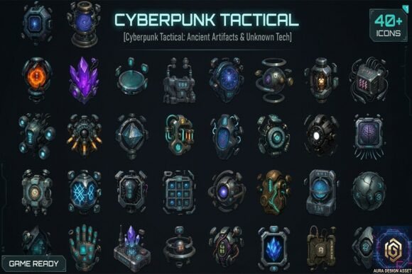 Download Cyberpunk Tactical: Ancient Artifacts - Art Collection