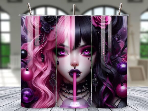 Download Anime Fusion Character Art Tumbler Wrap - Art Collection