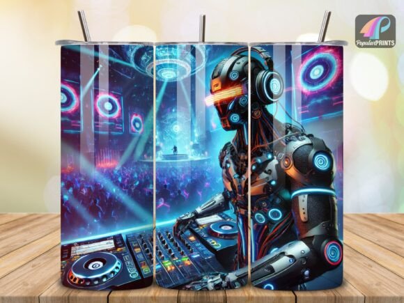Download DJ Music Party Nightlife Tumbler Wrap V3 - Art Collection