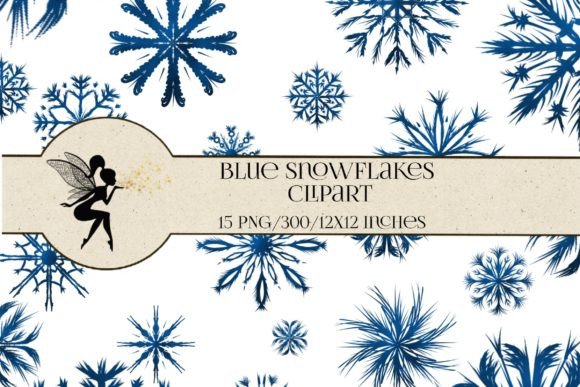 Download Blue Snowflakes Clipart, 15 PNG Xmas - Art Collection