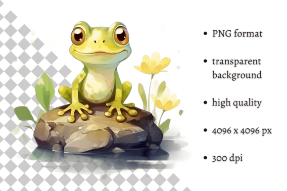 Download Watercolor Frog Clipart Individual File - Art Collection