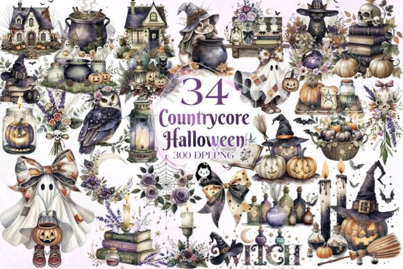 Download Mysterious Countrycore Halloween Clipart - Art Collection