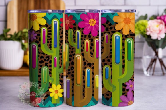 Download Desert Cactus Light Show 20oz Tumbler Wr - Premium Resources