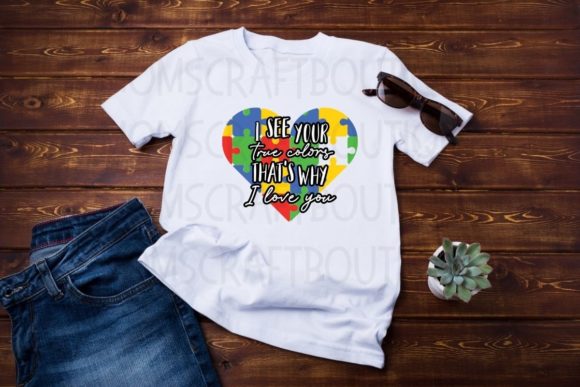 Download True Colors Autism Heart | Puzzle Piece - Art Collection