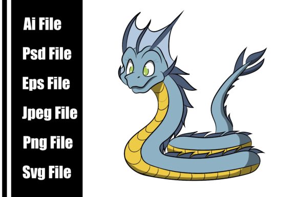 Download Sea Serpent Cute Dragon Cartoon - Art Collection