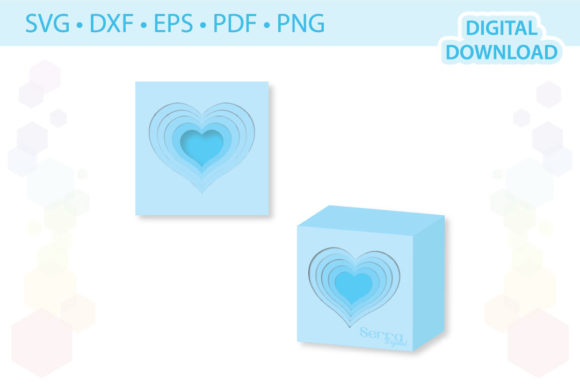 Download Hearts 3D Tunnel Card - Art Collection