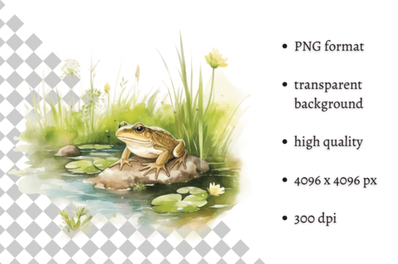 Download Watercolor Cute Frog Individual Clipart - Art Collection